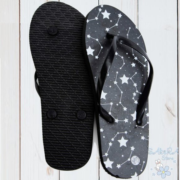 Stars Stellar Summer Women's Flip Flops Sandals - Picture 1 of 4